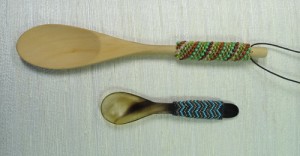 Beaded Wooden Spoons 
